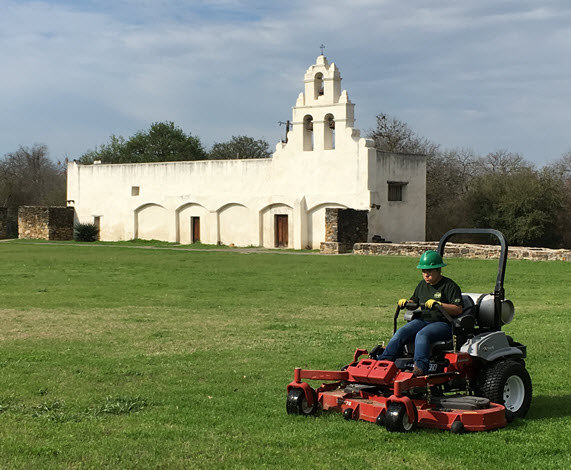 Video thumbnail for Propane Mowers Help National Park Cut Emissions