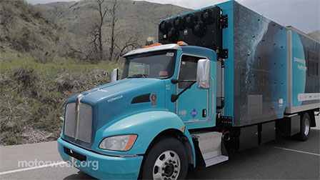 hydrogen fuel cell truck