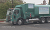 Photo of a large refuse truck