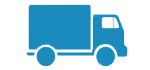 icon of a delivery services vehicle