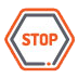 icon of a stop sign