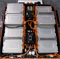 Photo of a lithium-ion battery.